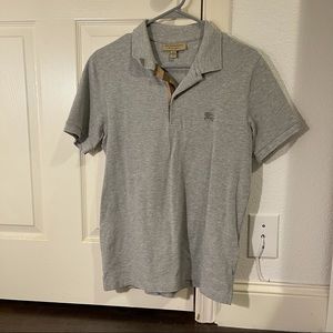 BURBERRY classic polo shirt in grey
